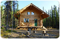 Self-contained log cabin