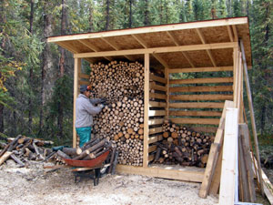 How to Build a Wood Shed for Firewood