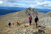 Hiking at Mount Hunt