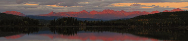 Evening mood at the lodge