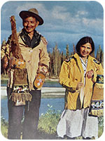 Kaska First Nations on the Liard River (around 1940)