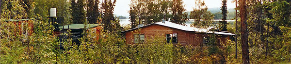 Lodge main building in 1984, after 16 years of use as a private residence