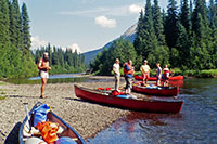 Canoe trip on the Yusezyu River (1996)