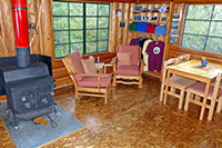 Neuer Stubenboden in der Mainlodge