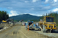 Bauarbeiten am Campbell Highway